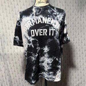 Black and White Tie-Dye Tee